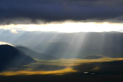Morgenstunden er noget helt særligt ved Ngorongoro krateret